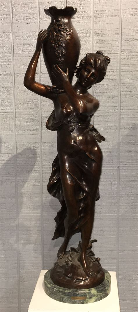 antique bronze statue woman